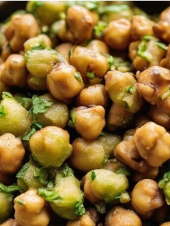 Wasabi Chickpeas